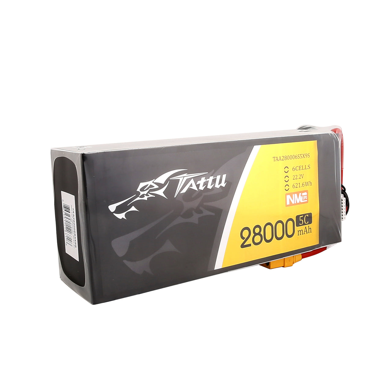 Tattu Semi-Solid State 28000mAh 22.2V 5C 6S1P Lipo Battery Pack with XT90-S plug Greece EU