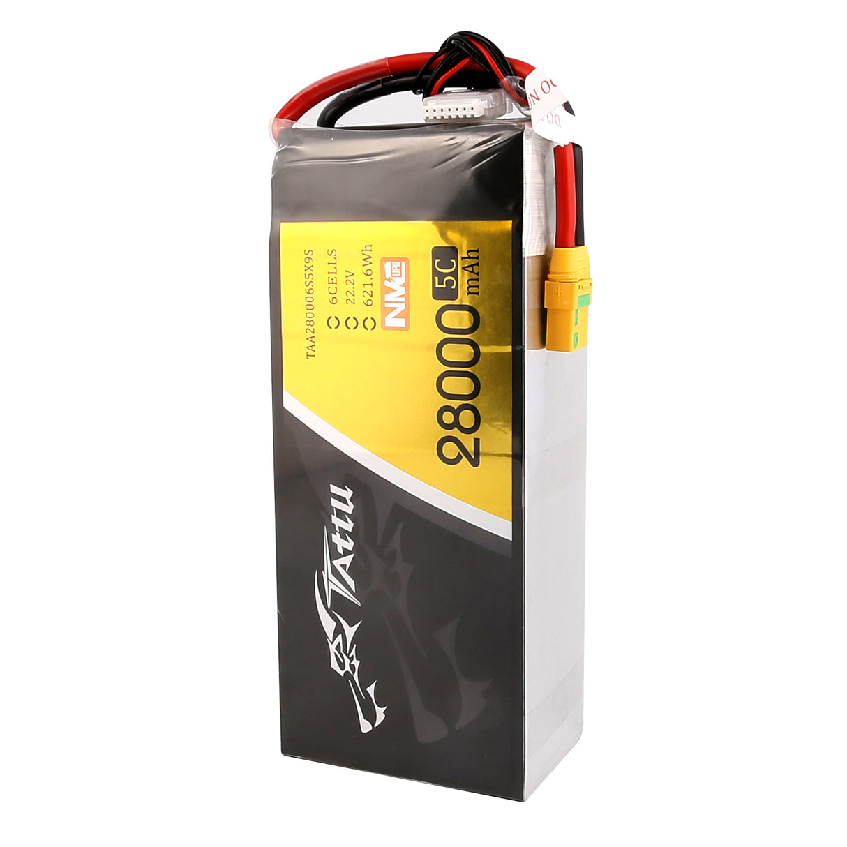 Tattu Semi-Solid State 28000mAh 22.2V 5C 6S1P Lipo Battery Pack with XT90-S plug Greece EU