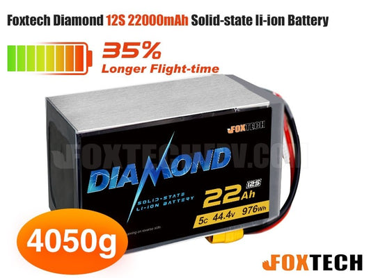 Foxtech Diamond 12S 22000mAh Semi-solid State Lithium Battery Greece EU